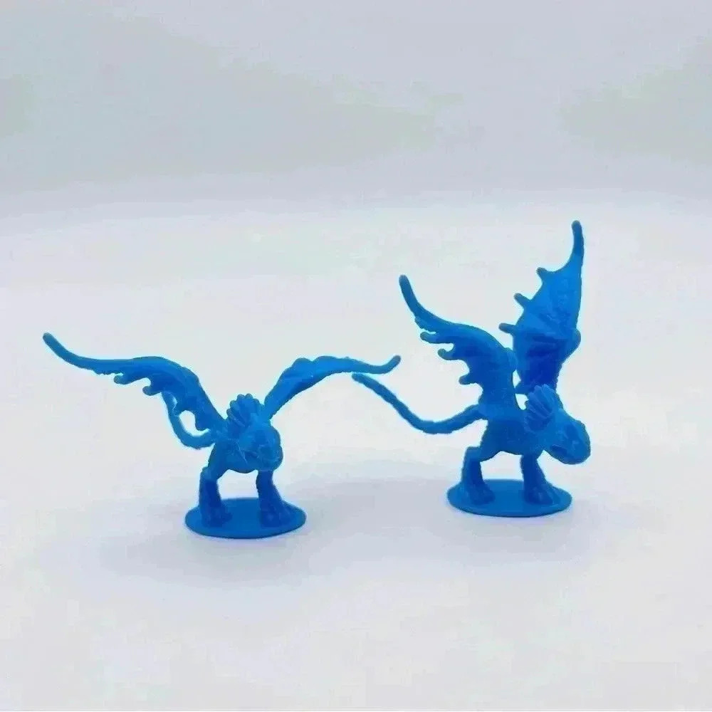 How to Train Your Dragon 2 Blue Deadly Nadder Dragon Figure Lot